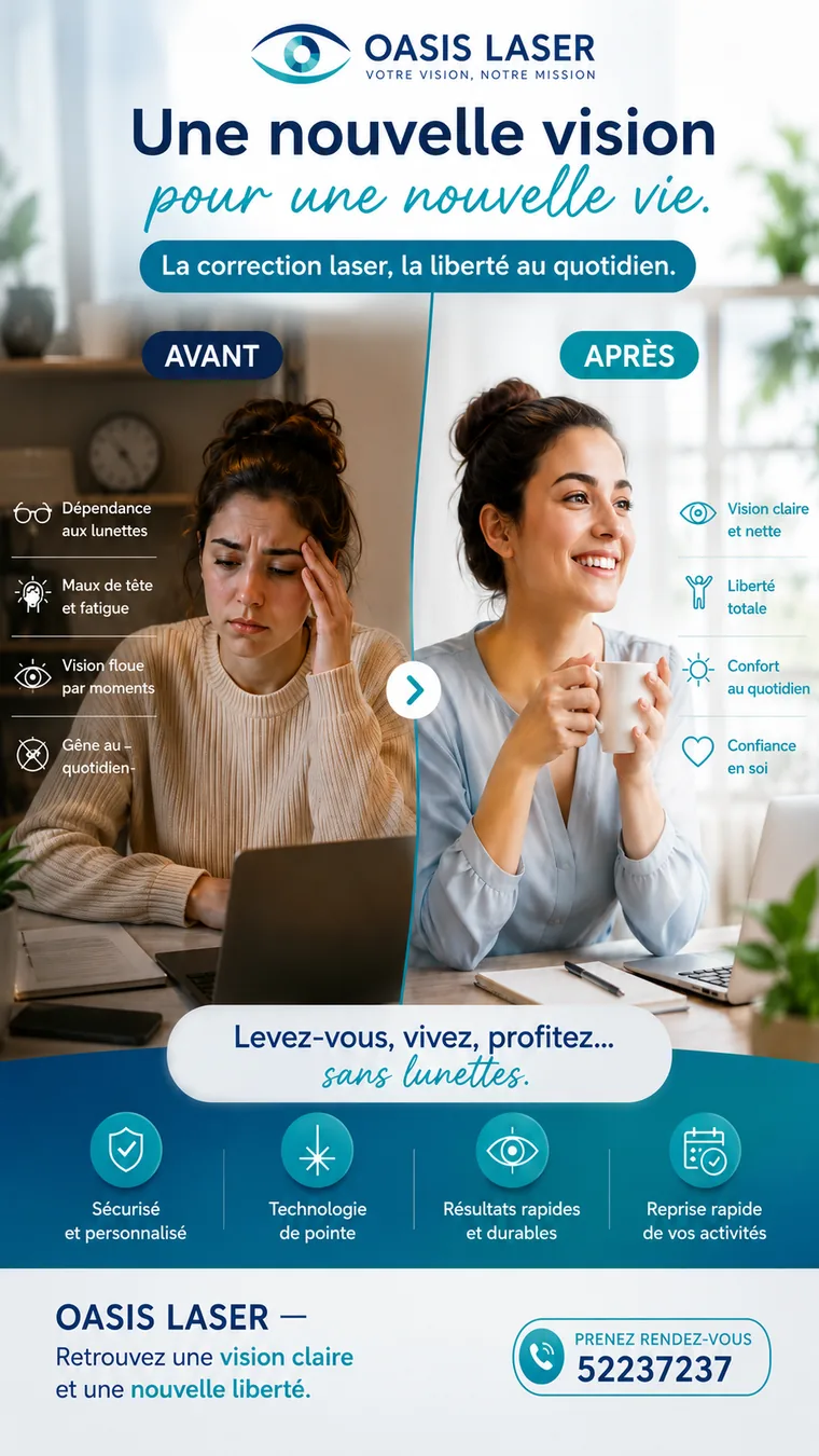 Nouvelle vision pour une nouvelle vie avec Oasis Laser